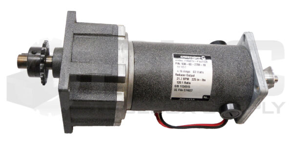 GROSCHOPP PM8014-PS21120 MOTOR 24VDC 4.16A 83W 21.7RPM 930-60-2780-10