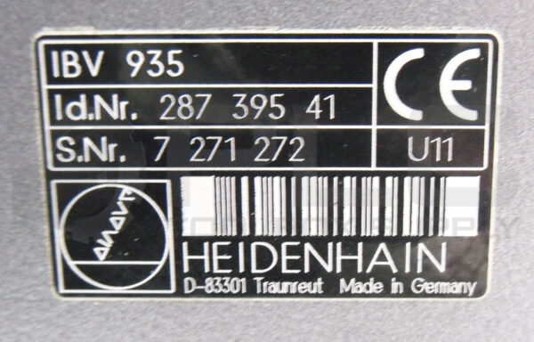 HEIDENHAIN 287 395 41 CONTROL BOX IBV 935 - Image 6