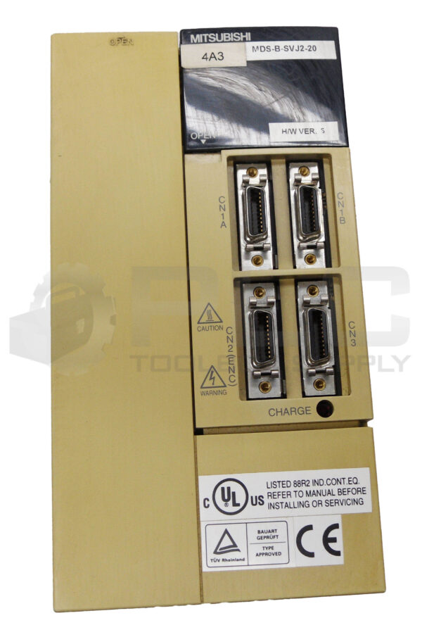 MITSUBISHI MDS-B-SVJ2-20 SERVO DRIVE UNIT 12.6A 200-230V 50/60HZ *READ* - Image 2