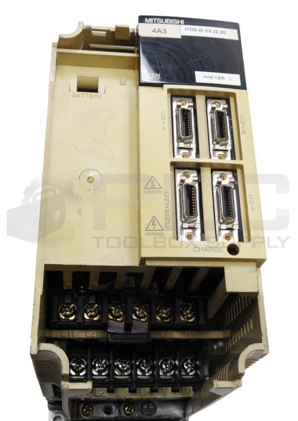 MITSUBISHI MDS-B-SVJ2-20 SERVO DRIVE UNIT 12.6A 200-230V 50/60HZ *READ* - Image 5