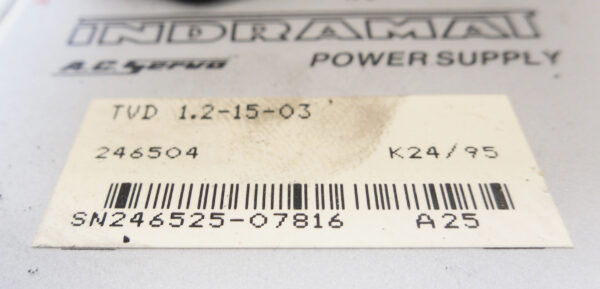 INDRAMAT TVD1.2-15-03 POWER SUPPLY - Image 7