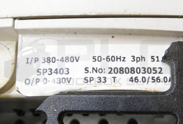 EMERSON SP3403 INVERTER 380-480V 50/60HZ 3PH 51.3A - Image 8