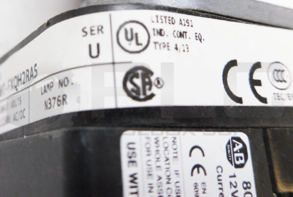 NEW ALLEN BRADLEY 800T-FXQH2RA5 /U W/ 800TC-N374 /A W/ (2) 800T-XD4 /E - Image 9