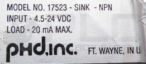 LOT OF 5 PHD 17523-SINK-NPN PROXIMITY SWITCH 4.5-24VDC - Image 5