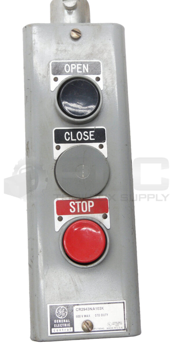 GENERAL ELECTRIC CR2943NA103K PUSH BUTTON 3 UNIT 600V - Image 2