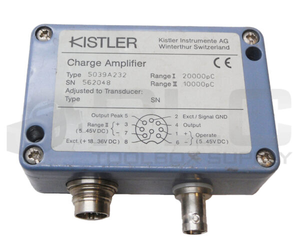 KISTLER 5039A232 CHARGE AMPLIFIER 5-45VDC