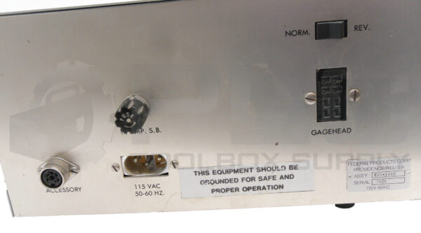 FEDERAL EAS-1460 GAGING AMPLIFIER 115V 60HZ - Image 5