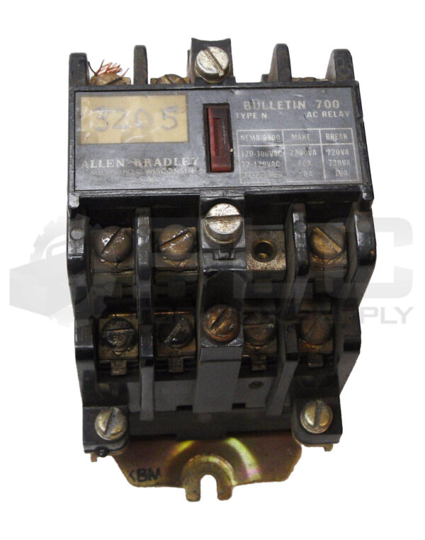 LOT OF 3 ALLEN BRADLEY 700-N400A1 /C CONTACTOR W/ 84AB86 COIL 110-120V 50/60HZ - Image 2