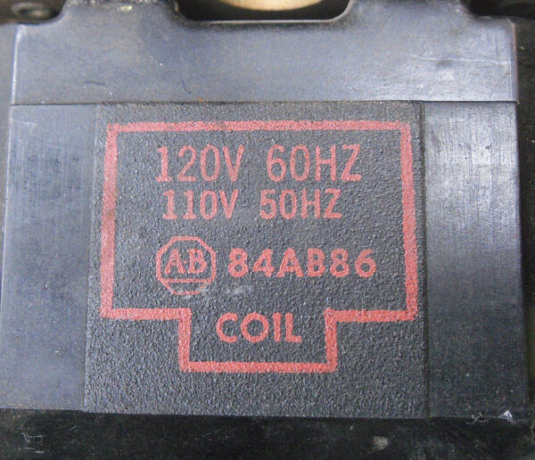 LOT OF 3 ALLEN BRADLEY 700-N400A1 /C CONTACTOR W/ 84AB86 COIL 110-120V 50/60HZ - Image 5