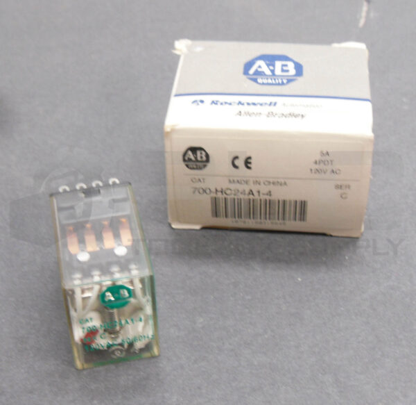 LOT OF 2 NEW ALLEN BRADLEY 700-HC24A1-4 /C RELAY 5A 120VAC - Image 2