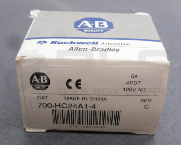 LOT OF 2 NEW ALLEN BRADLEY 700-HC24A1-4 /C RELAY 5A 120VAC - Image 5