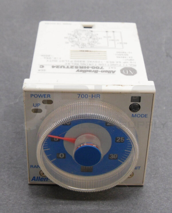 NEW ALLEN BRADLEY 700-HR52TU24 /C MULTIFUNCTION TIMING RELAY 1/6HP 5A 120VAC