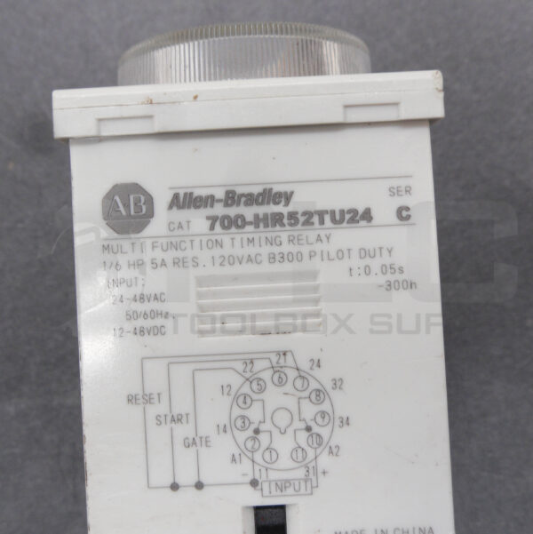 NEW ALLEN BRADLEY 700-HR52TU24 /C MULTIFUNCTION TIMING RELAY 1/6HP 5A 120VAC - Image 5