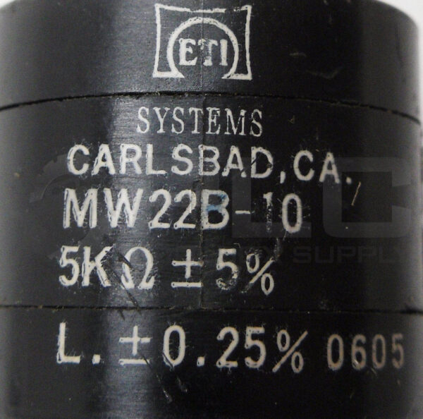 ETI SYSTEMS DW22-10-5K POTENTIOMETER W/ MW22B-10 PRECISION POTENTIOMETER - Image 4