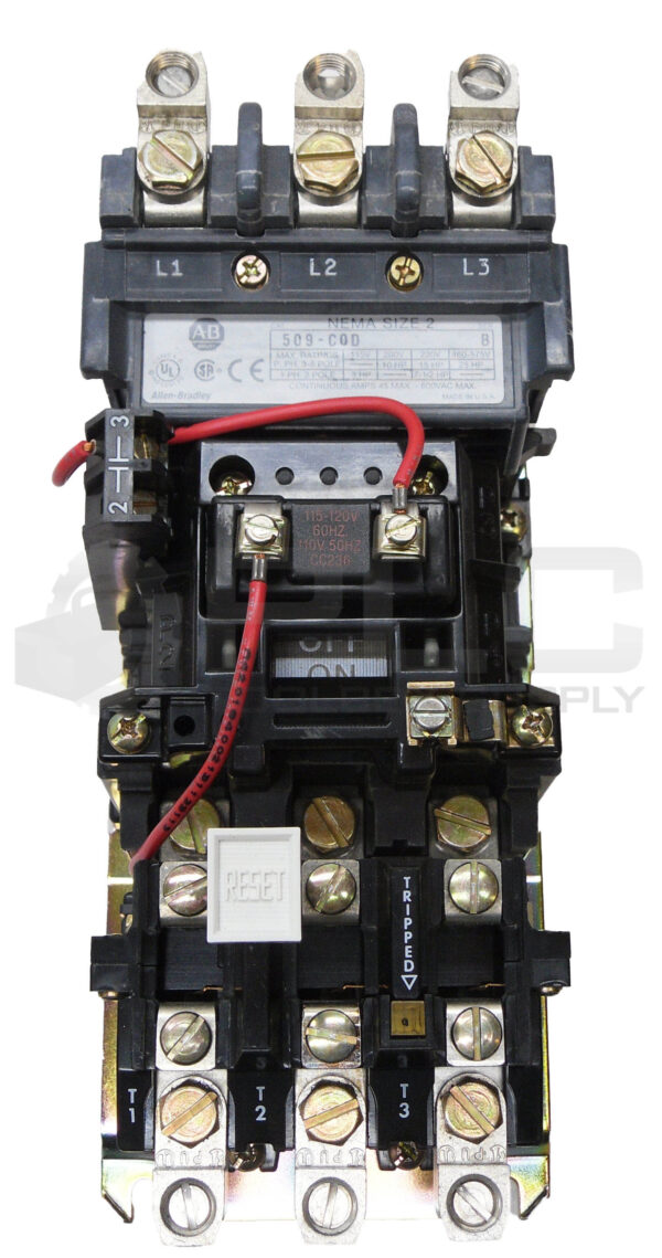 NEW ALLEN BRADLEY 509-COD /B STARTER W/ CC236 W/ 40185-800-01 W/ 595-A - Image 2