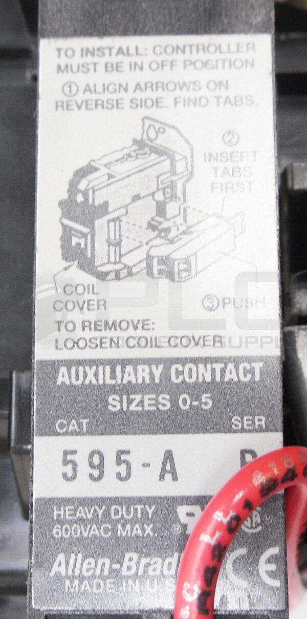 NEW ALLEN BRADLEY 509-COD /B STARTER W/ CC236 W/ 40185-800-01 W/ 595-A - Image 5