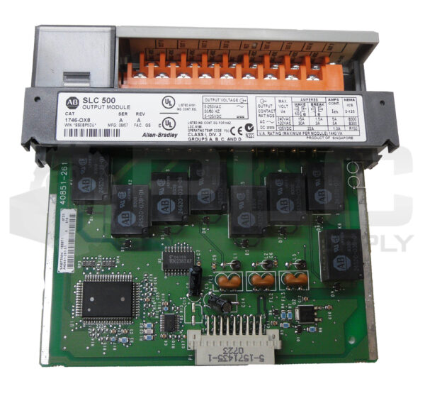 NEW ALLEN BRADLEY 1746-OX8 /A OUTPUT MODULE 50/60HZ 5-250VAC 1746-0X8 *READ* - Image 2