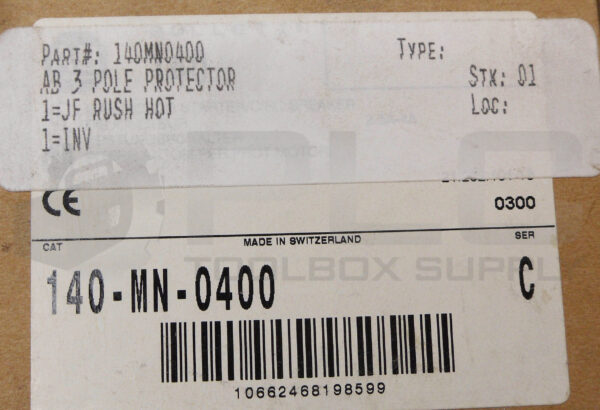 NEW ALLEN BRADLEY 140-MN-0400 /C CIRCUIT BREAKER 25A 600V - Image 6