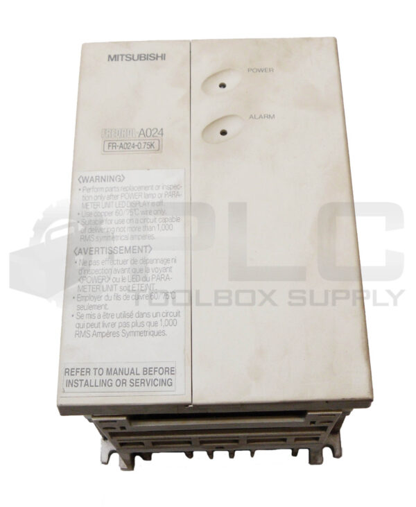 MITSUBISHI FR-A024-0.75K-UL INVERTER 8.2A 3PH 200-230VAC 50/60HZ