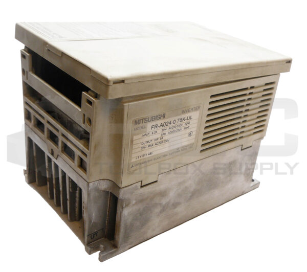 MITSUBISHI FR-A024-0.75K-UL INVERTER 8.2A 3PH 200-230VAC 50/60HZ - Image 2