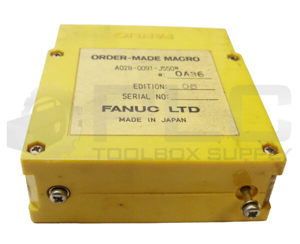 FANUC A02B-0091-J550#0A36 ORDER-MADE MACRO - Image 3