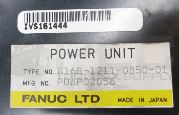 FANUC A16B-1211-0850-01 POWER UNIT - Image 6