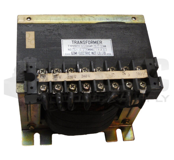 GOMI ELECTRIC MTR-116 TRANSFORMER N-479