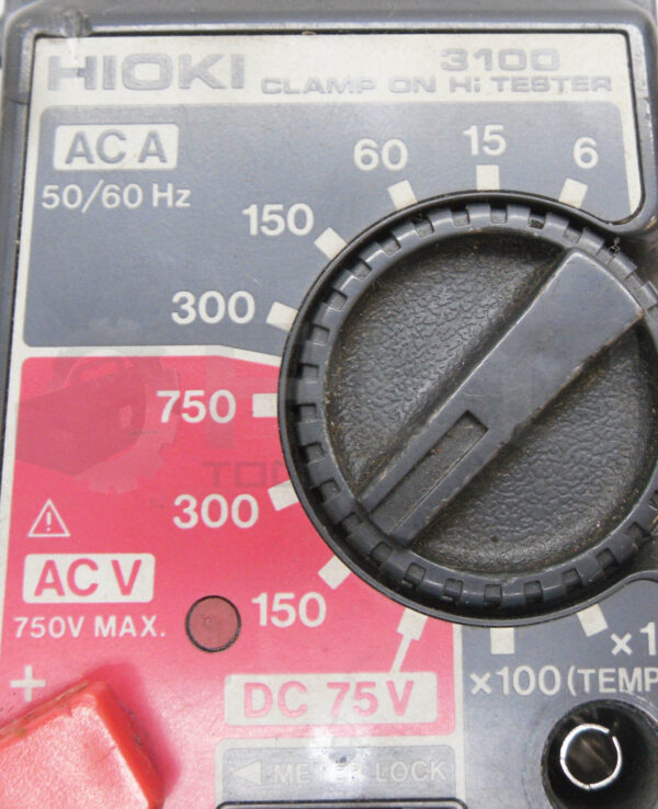 HIOKI 3100 CLAMP ON HI TESTER 50/60HZ W/ CASE - Image 5
