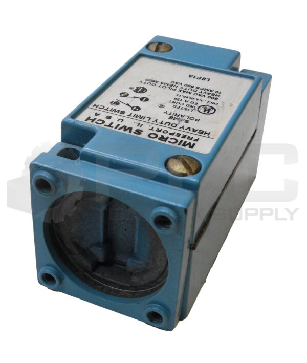 MICRO SWITCH LSP1A HEAVY DUTY LIMIT SWITCH 600VAC 10A W/ LSZ4001 RECEPTACLE - Image 3