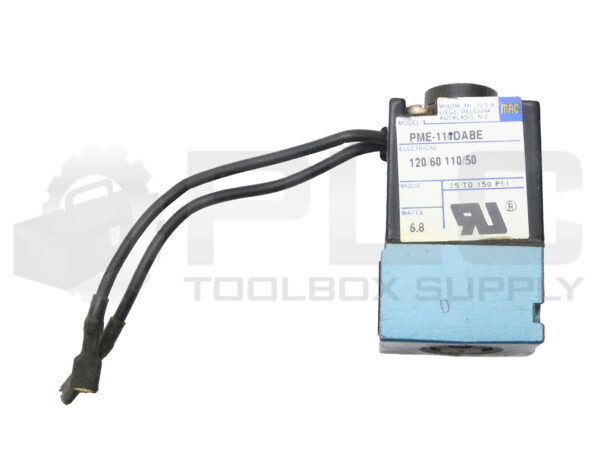 MAC VALVES PME-111DABE SOLENOID COIL 110-120V 50/60HZ 25-150PSI 6.8W