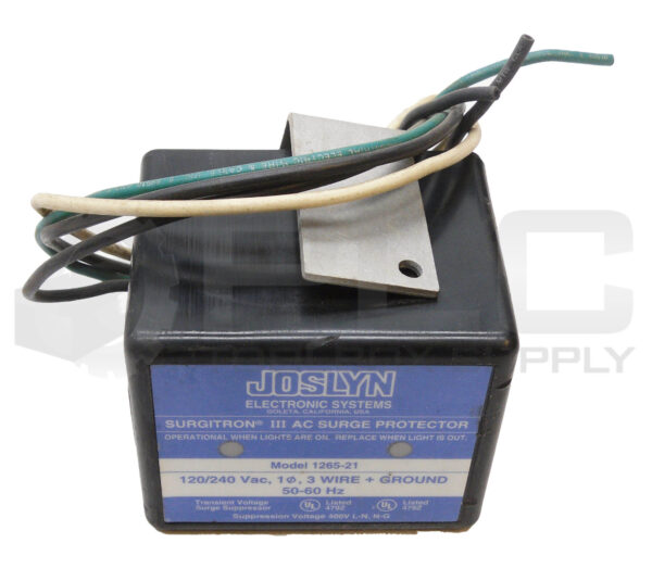 JOSLYN 1265-21 SURGITRON III AC SURGE PROTECTOR 120-240VAC 3 WIRE 50/60HZ
