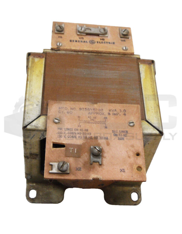 GENERAL ELECTRIC 9T55Y52G2 TRANSFORMER 60HZ 460V