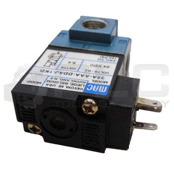 MAC VALVES 35A-AAA-DDAJ-1KD SOLENOID VALVE 24VDC 5.4W 120PSI - Image 2