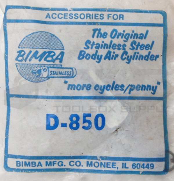 LOT OF 3 SEALED NEW BIMBA D-850 ROD CLEVIS KIT - Image 4