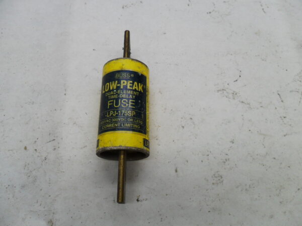 BUSS LPJ-175SP LOW PEAK DUAL ELEMENT FUSE 600VAC 300VDC 175A