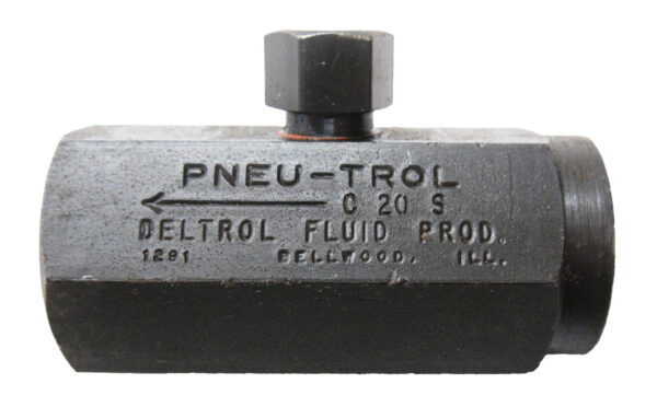 LOT OF 2 NEW DELTROL FLUID PRODUCTS C 20 S CHECK VALVE 1/4"NPT C20S - Image 2