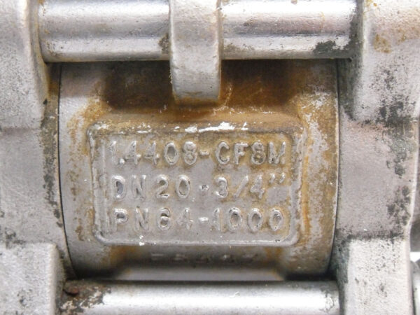 RADIUS AS-005 PNEUMATIC ACTUATOR 120PSIG W/ PN64-1000 BALL VALVE DN20-3/4" - Image 3