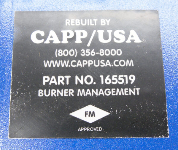 REPAIRED CAPP/USA 165519 BURNER CONTROL MODULE - Image 2