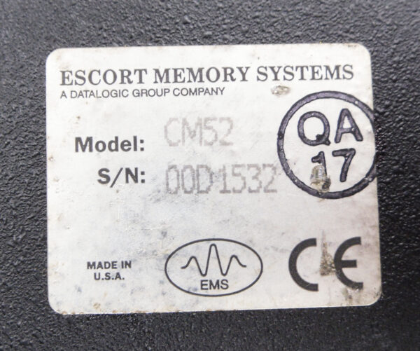 ESCORT MEMORY SYSTEMS CM52 INTERFACE REMOTE I/O MODULE - Image 2