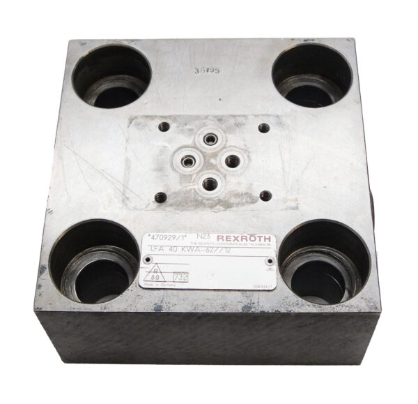 REXROTH LFA 40 KWA-62//12 HYDRAULIC VALVE BLOCK 470929/1"