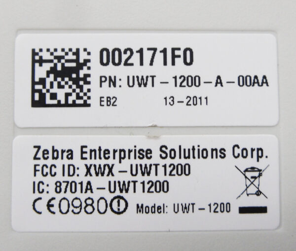 NEW ZEBRA ENTERPRISE SOLUTIONS CORP UWT-1100-A-00AA DARTTAG BADGE - Image 2