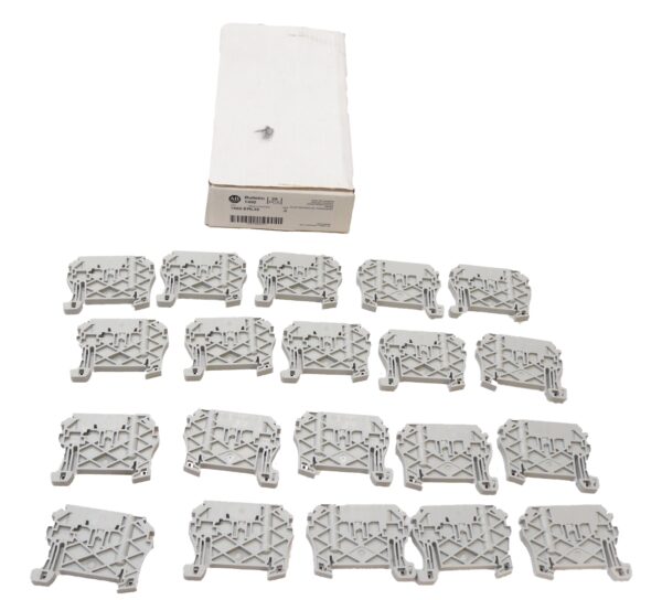 NEW BOX OF 20 ALLEN BRADLEY 1492-ERL35 /A END RETAINERS