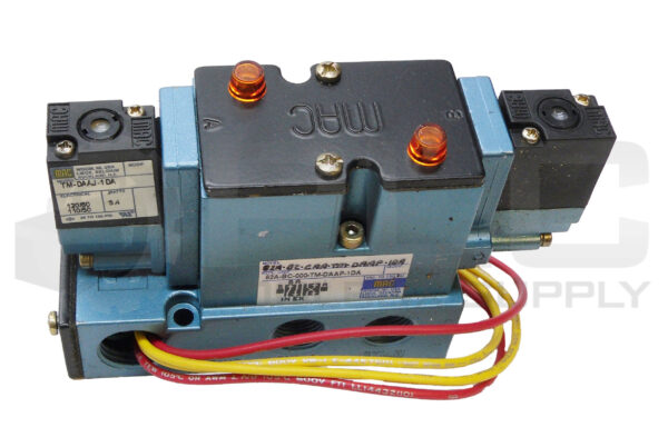 MAC VALVES 82A-BC-CAA-TM-DDAP-1DA SOLENOID VALVE W/ (2) TM-DDAJ-1DA COIL