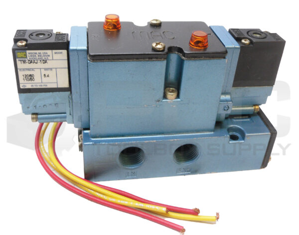 MAC VALVES 82A-BC-CAA-TM-DDAP-1DA SOLENOID VALVE W/ (2) TM-DDAJ-1DA COIL - Image 4