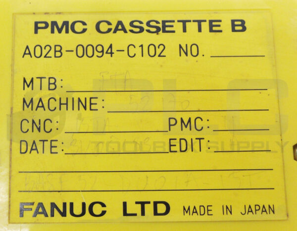 FANUC A02B-0094-C102 PMC CASSETTE B - Image 4