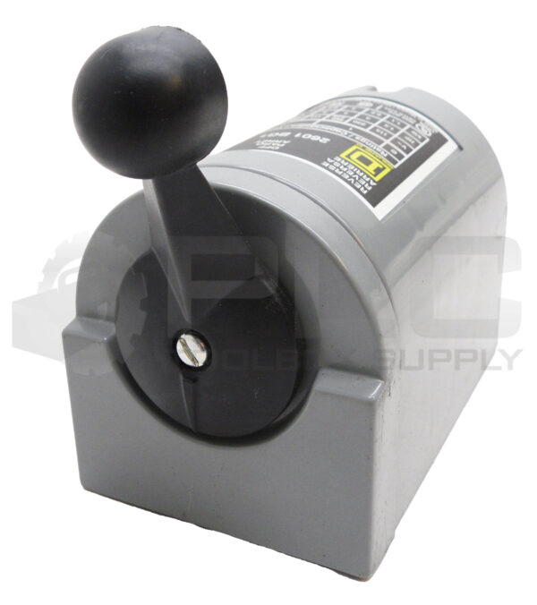 NEW SQUARE D 2601 BG1 /B REVERSING DRUM SWITCH 575V 7.5HP - Image 3
