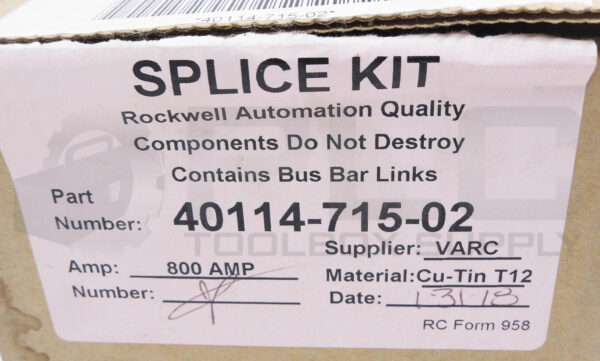 NEW ROCKWELL AUTOMATION 40114-715-02 SPLICE KIT *READ* - Image 5
