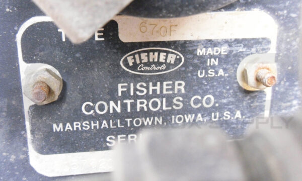FISHER CONTROLS 670F PANEL MOUNT PRESSURE REGULATOR - Image 6