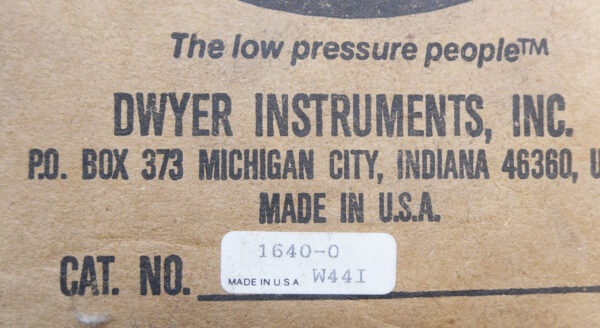 NEW DWYER 1640-0 NULL SWITCH .01-.20" WATER *READ* - Image 7