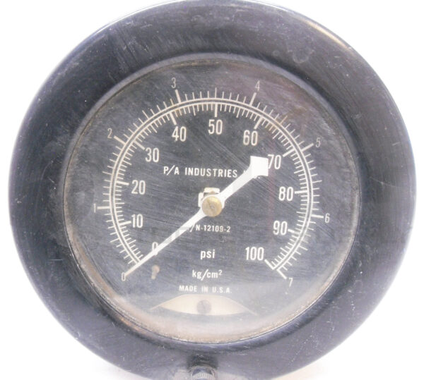 P/A INDUSTRIES 12109-2 PRESSURE GAUGE 0-100PSI - Image 2